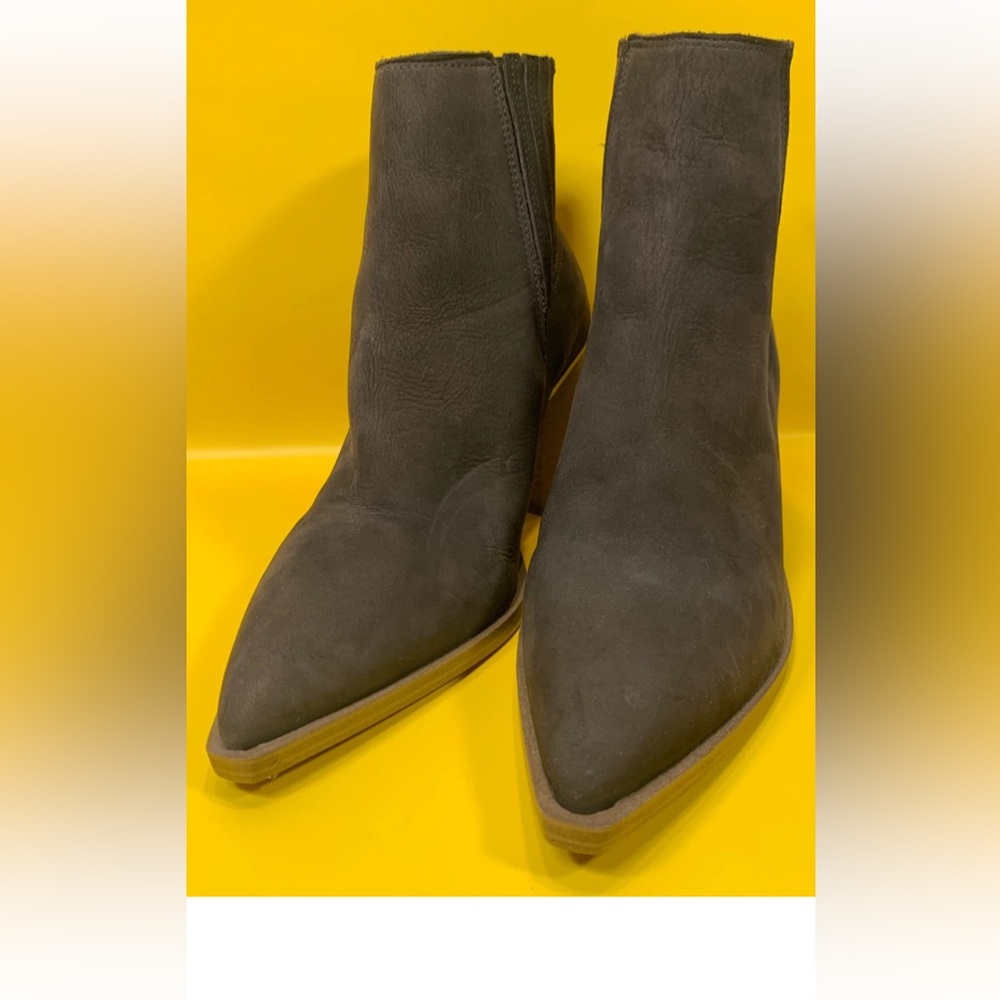 Steve Madden Women's Catreena Dark Brown Ankle Boots Shoes 9m